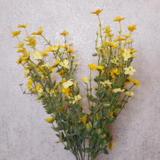 Artificial Wild Flower Plants Yellow 62cm Artificial Flowers